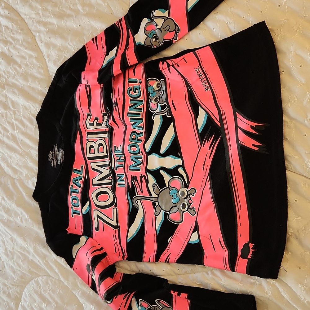 Justice long sleeve shirt size 8